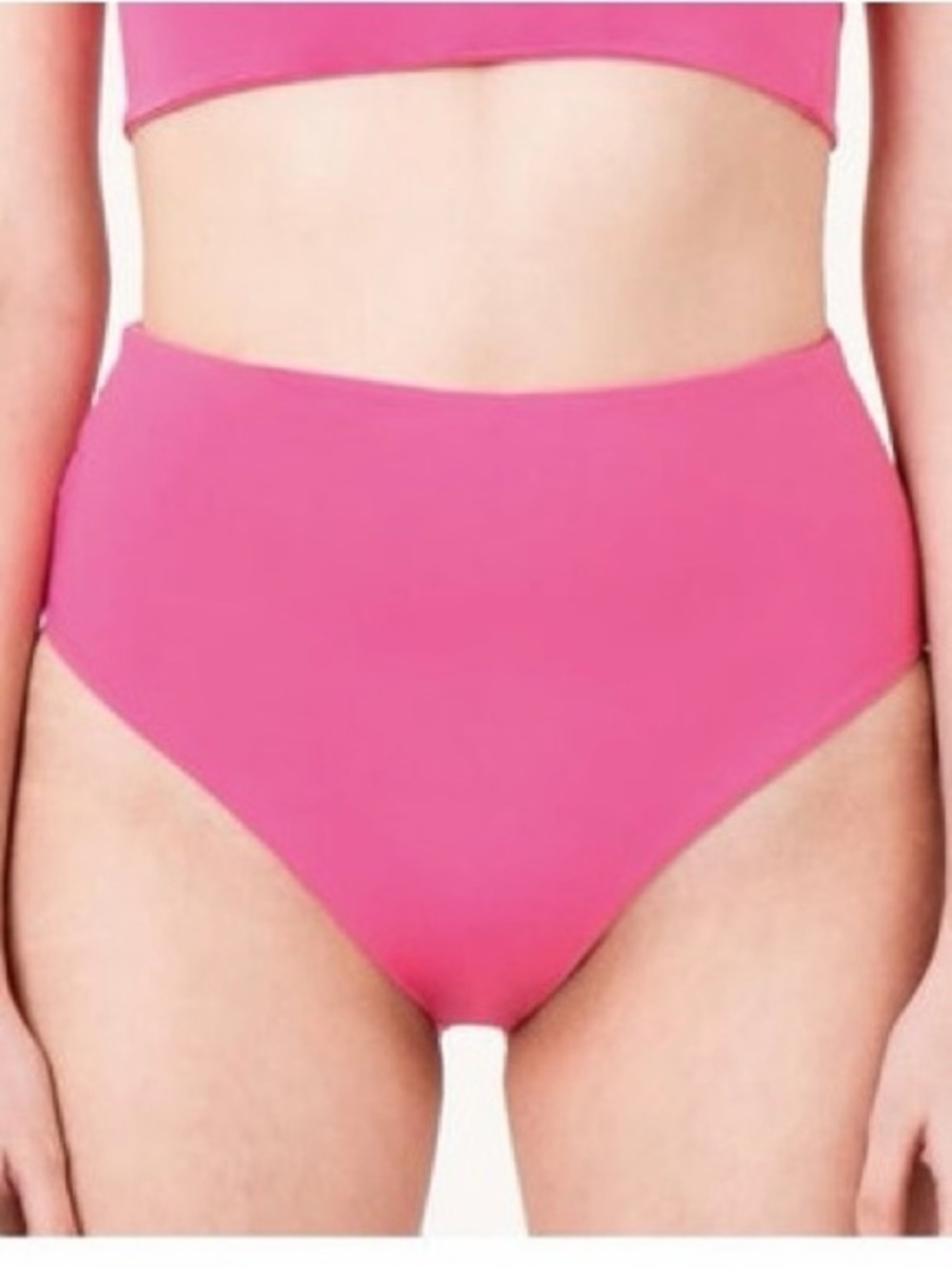 Maygel Coronel Capri Ruffled Strapless Bikini Bottoms One Size NWT